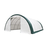 Capannone di Stoccaggio ad Arco con Traliccio Singolo L30'xL40'xH15' - Robusto e Spazioso